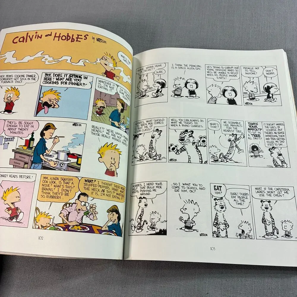 The Essential Calvin and Hobbes Treasury Softcover Bill Watterson Comic Book